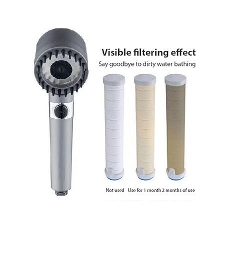 3-mode filter shower head