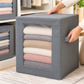 Stackable storage organizer with lid