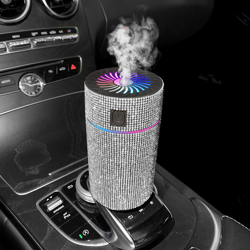 Car Humidifier & Air Freshener with LED Light