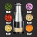 Manual garlic and vegetable chopper