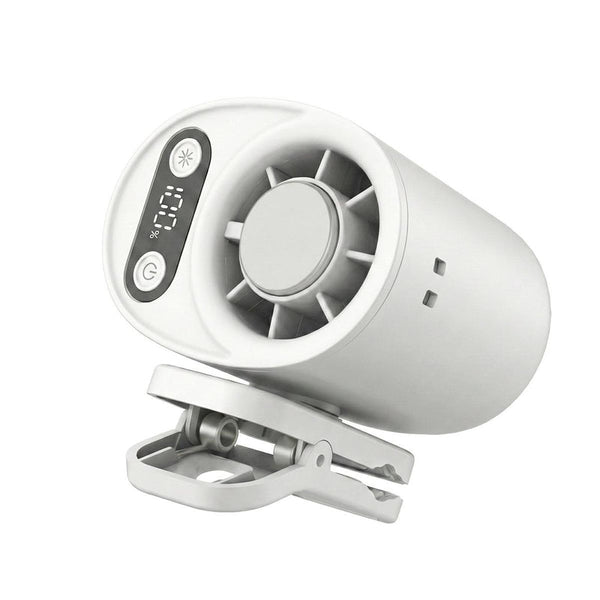 Clip-On Waist Fan with Digital Display