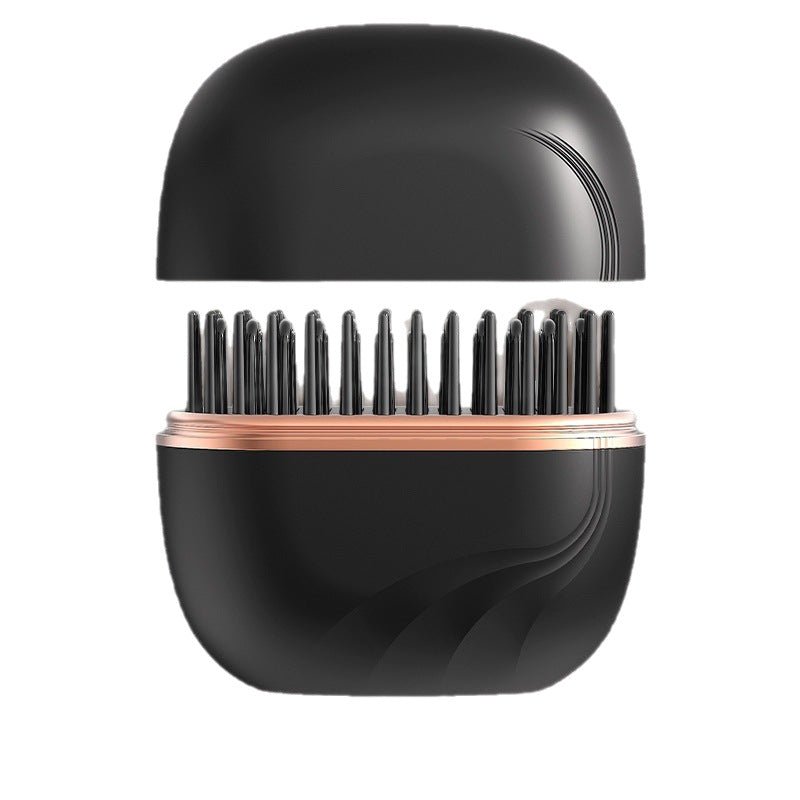 Cordless mini hair straightening comb