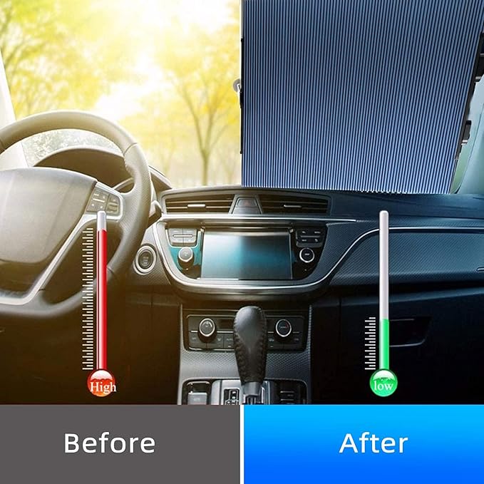 Retractable Side Window Sunshade