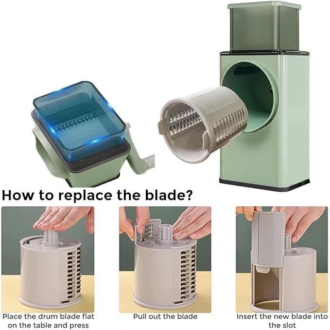 Rotary Vegetable Cutter & Grater